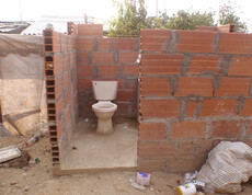 WC in Rohbau
